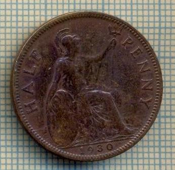 9733 MONEDA -MAREA BRITANIE -HALF PENNY -anul 1930 -starea care se vede