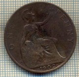 9701 MONEDA -MAREA BRITANIE -ONE PENNY -anul 1902-starea care se vede, Europa