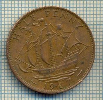 9720 MONEDA -MAREA BRITANIE -HALF PENNY -anul 1967 -starea care se vede