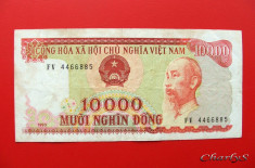 VIETNAM - 10.000 Dong 1993 foto