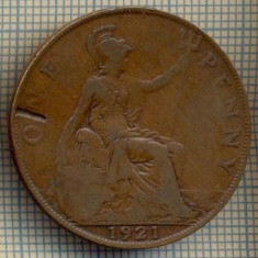 9703 MONEDA -MAREA BRITANIE -ONE PENNY -anul 1921-starea care se vede