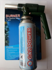 LAMPA cu GAZ ARZATOR + spray cu gaz BUTAN foto