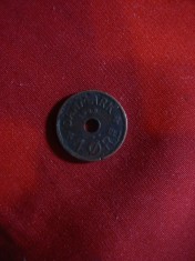 Moneda 1 Ore 1929 Danemarca , bronz ,cal.F.Buna