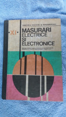 MASURARI ELECTRICE SI ELECTRONICE CLASA XI A foto