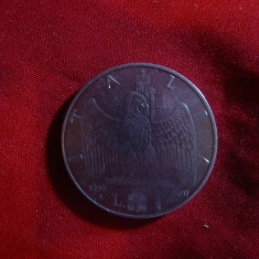 Moneda 1 Lira 1939 Italia , nemagnetic , cal.NC