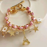 bratara piele eco charms