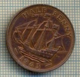 9727 MONEDA -MAREA BRITANIE -HALF PENNY -anul 1963 -starea care se vede, Europa