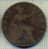 9706 MONEDA -MAREA BRITANIE -HALF PENNY -anul 1907-starea care se vede