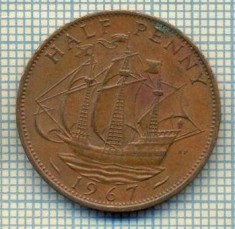 9724 MONEDA -MAREA BRITANIE -HALF PENNY -anul 1967 -starea care se vede