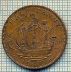 9711 MONEDA -MAREA BRITANIE -HALF PENNY -anul 1967 -starea care se vede