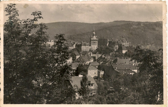 Sighisoara - lot 2 carti postale - interbelice