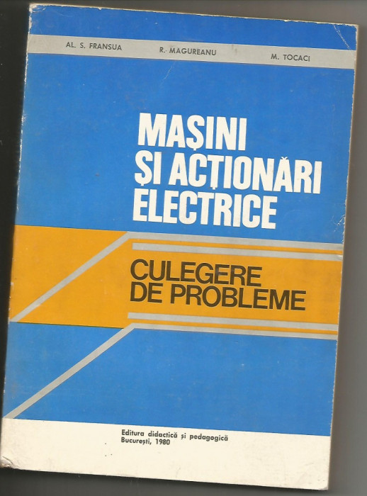 R(01) MASINI SI ACTIONAR ELECTRICE-culegere de probleme