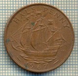 9726 MONEDA -MAREA BRITANIE -HALF PENNY -anul 1967 -starea care se vede, Europa