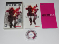 Joc Playstation PSP - Metal Gear AC!D foto