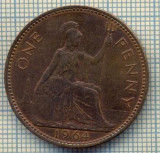 9693 MONEDA -MAREA BRITANIE -ONE PENNY -anul 1964-starea care se vede