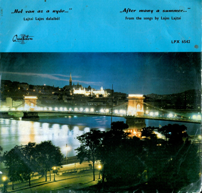 Lajtai Lajos - Hol Van Az A Nyar... - After Many A Summer... (Vinyl)