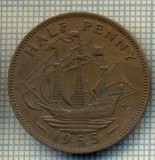 9705 MONEDA -MAREA BRITANIE -HALF PENNY -anul 1955-starea care se vede, Europa