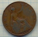 9694 MONEDA -MAREA BRITANIE -ONE PENNY -anul 1920-starea care se vede, Europa