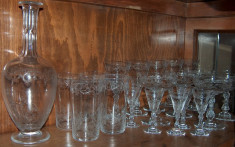 serviciu cristal Baccarat, executat manual foto