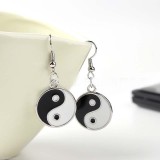 Cumpara ieftin Cercei Fashion Dama - YIN and YANG - Otel Inoxidabi - 1 Set/2buc