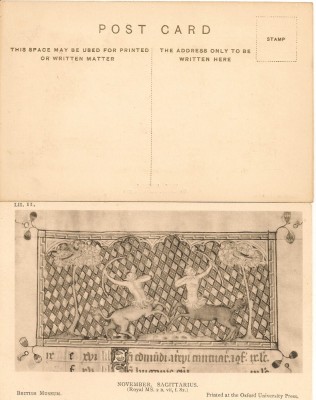 Anglia - British Museum - zodii - lot 9 carti postale vechi foto