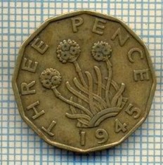 9795 MONEDA -MAREA BRITANIE - THREE PENCE -anul 1945 -starea care se vede