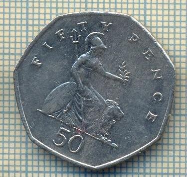 9773 MONEDA -MAREA BRITANIE - 50 PENCE -anul 2001 -starea care se vede