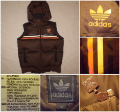 Vesta ADIDAS Originals (M/L) dama casual izolatie puf primavara groasa iarna foto