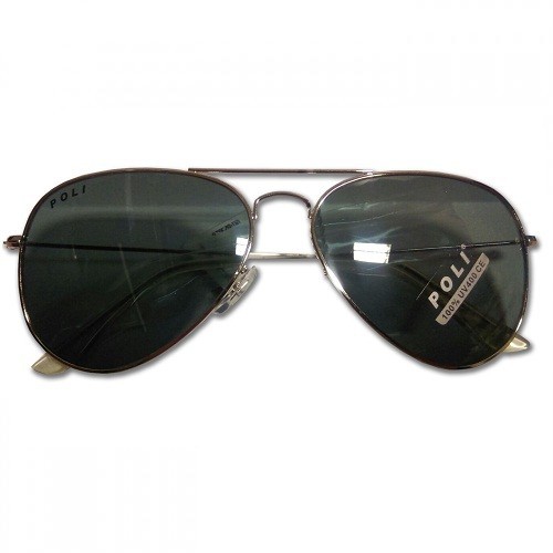 Ochelari soare Poli Aviator silver/green, Unisex, Protectie UV 100%, Police  | Okazii.ro