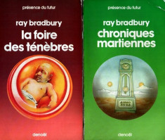 Ray Bradbury: 2 carti SF in franceza foto