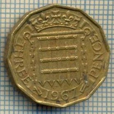 9791 MONEDA -MAREA BRITANIE - THREE PENCE -anul 1967 -starea care se vede