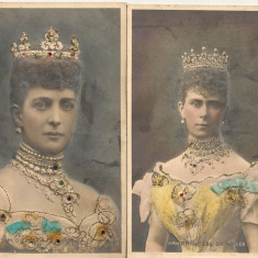 Anglia - Queen Alexandra - lot 2 carti postale vechi