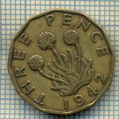 9794 MONEDA -MAREA BRITANIE - THREE PENCE -anul 1942 -starea care se vede