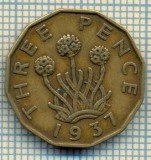 9789 MONEDA -MAREA BRITANIE - THREE PENCE -anul 1937 -starea care se vede, Europa