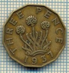 9789 MONEDA -MAREA BRITANIE - THREE PENCE -anul 1937 -starea care se vede