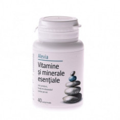 Vitamine Si Minerale Esentiale 40 cpr, ALEVIA foto