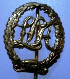 I.036 INSIGNA GERMANIA STICKPIN SLA Sport-Leistungs-Abzeichen aurie h46mm, Europa