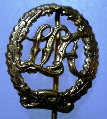 I.036 INSIGNA GERMANIA STICKPIN SLA Sport-Leistungs-Abzeichen aurie h46mm foto