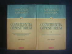 NICOLAUS CUSANUS - COINCIDENTIA OPPOSITORUM 2 volume foto