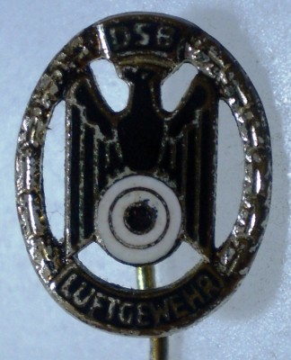I.125 STICKPIN GERMANIA TIR PUSCA DSB LUFTGEWEHR Deutscher Sch&amp;uuml;tzenbund foto