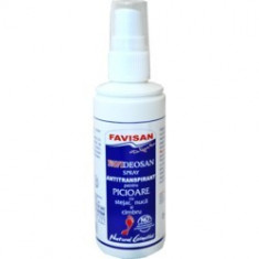 Spray Antitranspirant Pentru Picioare 100ml, FAVISAN foto