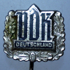 I.063 INSIGNA GERMANIA STICKPIN VDK DEUTSCHLAND h50mm email