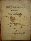 Doctorul Urechia - Factor raspunzator / Decorat! / Mica publicitate - 1915