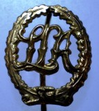 I.037 INSIGNA GERMANIA STICKPIN SLA Sport-Leistungs-Abzeichen aurie h45mm, Europa