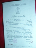 Adreverinta- Diploma de Absolvire program-Tehnica Contracte Comert Exterior 1977