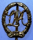 I.041 INSIGNA GERMANIA STICKPIN SLA Sport-Leistungs-Abzeichen aurie h44mm, Europa