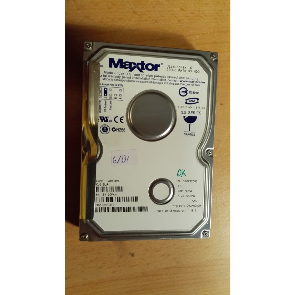 HDD PC Maxtor 200 GB IDE Gabi Arhiva Okazii ro