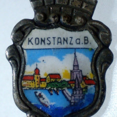 I.104 INSIGNA GERMANIA KONSTANZ BODENSEE h20mm email