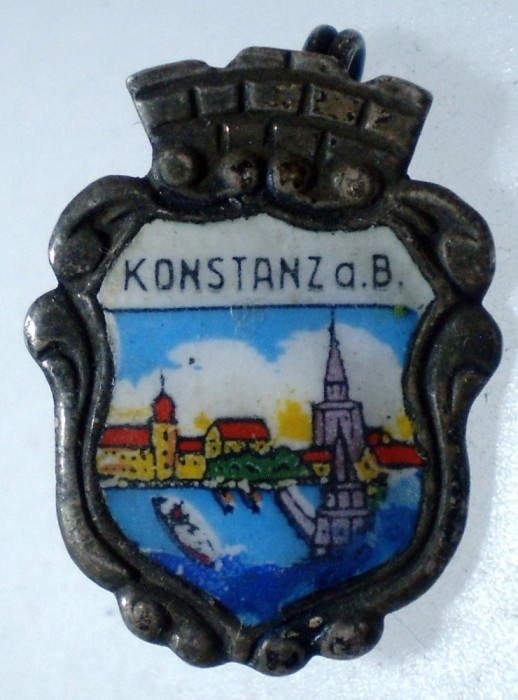 I.104 INSIGNA GERMANIA KONSTANZ BODENSEE h20mm email