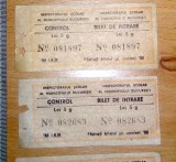Cumpara ieftin LOT 4 BILETE CINEMA DISTRIBUITE IN SCOLI IN PERIOADA COMUNISTA